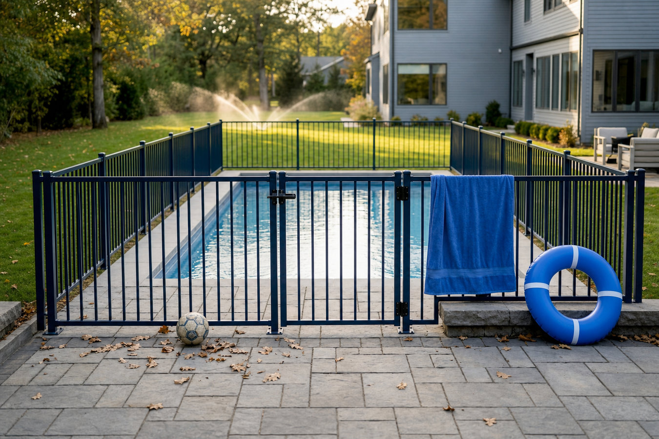 Pool fence installation