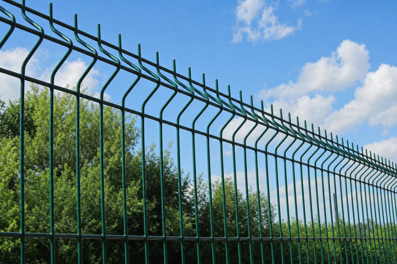 Security fence installation